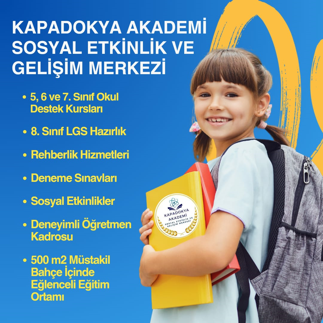 Ürgüp’te 5. 6. 7. ve 8. Sınıflar için Eğitimin Yeni Adresi: ‘Kapadokya Akademi’